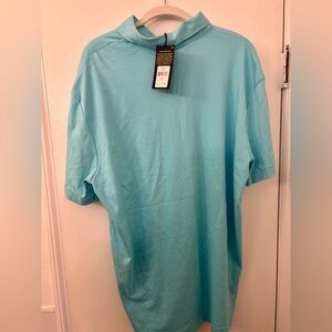 POLO Ralph Lauren Men’s Blue Pima Soft Touch Cotton Polo Size XL